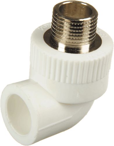 Угольник комб.  НАР. рез., 20*3/4", КРОСС ПП