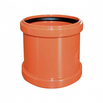 МУФТА  наруж. 110 мм, ПВХ