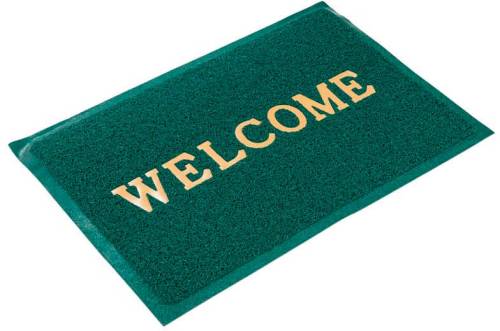Коврик пористый (WELCOME doormat) 50*80 см зеленый