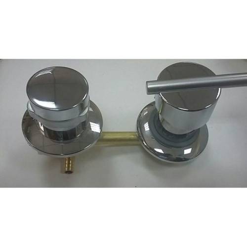 Смеситель на 3 режима, 100 мм, под хомут для душевой кабины (пластик)