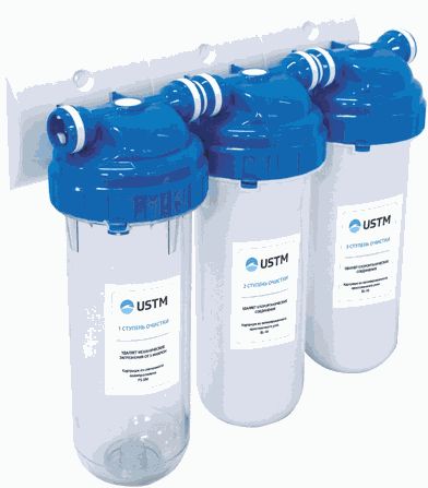 Фильтр FS-3 ST 3-ступенчатая система  очистки (под мойку; кран с керамическим вентилем) (ЖЦ)