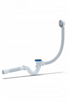 Обвязка АНИ EC155 д/ванны 1.1/2"*40 с вып. и перел.прямот., клик-клак,с гибк.трубой 40*50