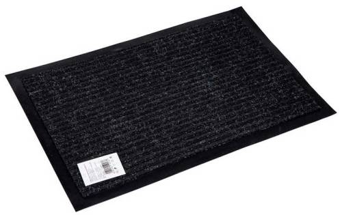 Коврик грязезащитный 90х150 см черный (Double stripe doormat 90х150 Black)