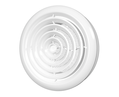 Диффузор D100 приточно-вытяжной со стопорным кольцом и фланцем D100