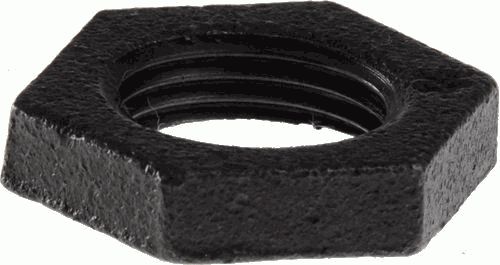 Контргайка  ДУ25 чуг (черн.) (ЖЦ)