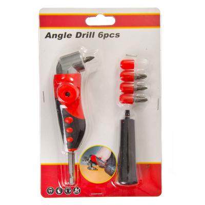 Адаптер для бит на угол 105гр, с набором бит 6пр