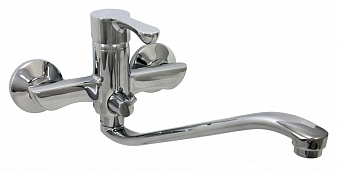 ARGO 35S35L/K TETA  Смеситель для ванны и умывальника, керамическая кран букса, S-образный излив 