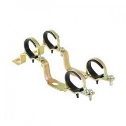 Пара кронштейнов  для коллектора из нержавеющей стали 3/4