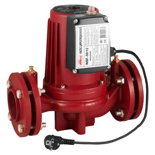 Насос циркуляционный фланцевый WRF - 50/12 (550 Вт., произв.160л/мин., макс. подъем 12 м