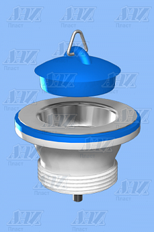 Выпуск АНИ  1 1/2" M105, с н/ж сеткой и пробкой