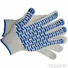Перчатки вязаные с ПВХ 5 нити 10 кл. СУПЕР Люкс Волна /Россия/ (ЖЦ)