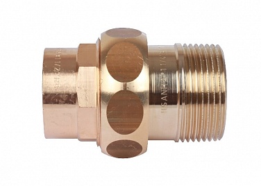 Медь. Сгон - пайка 15 * 1/2 нр конус Sanha, Viega (ЖЦ)