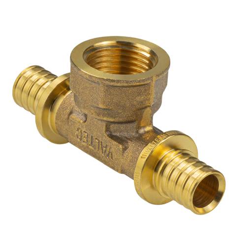 Тройник надвижной 20(2,8) х 3/4" ВН х 20(2,8) VALTEC