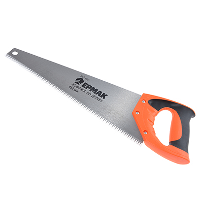 ЕРМАК Ножовка по дереву, 450мм, зуб 8мм. заточ.