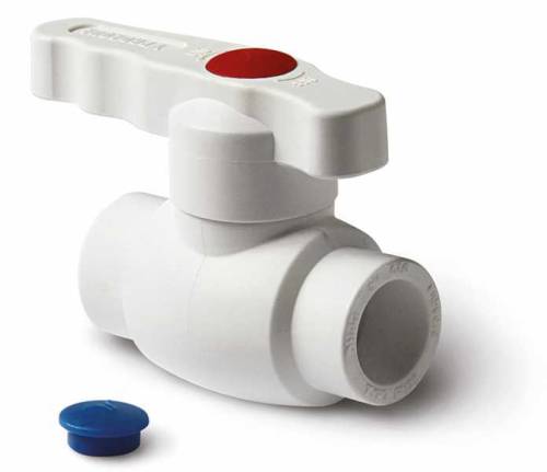 Кран шаровый 20 мм, ПП PRO AQUA (полный проход) PA40008 (ЖЦ)