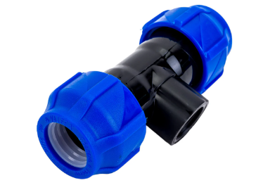 Тройник PE 25*3/4" внутр. VF ПНД